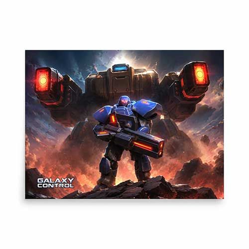 Enhanced matte paper poster