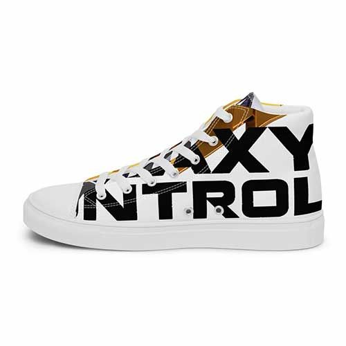 Men’s high-top canvas shoes